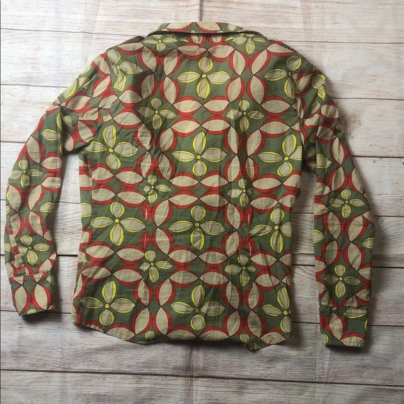 Tory Burch Multicolor Floral 100% cotton blouse 💙 - Picture 6 of 6